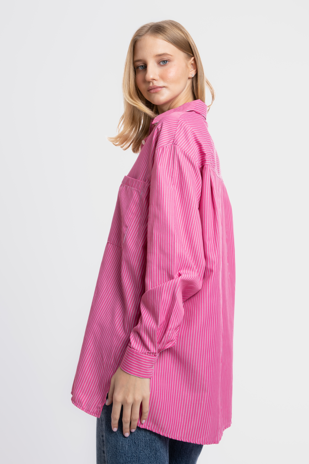 Striped Buttoned Shirt