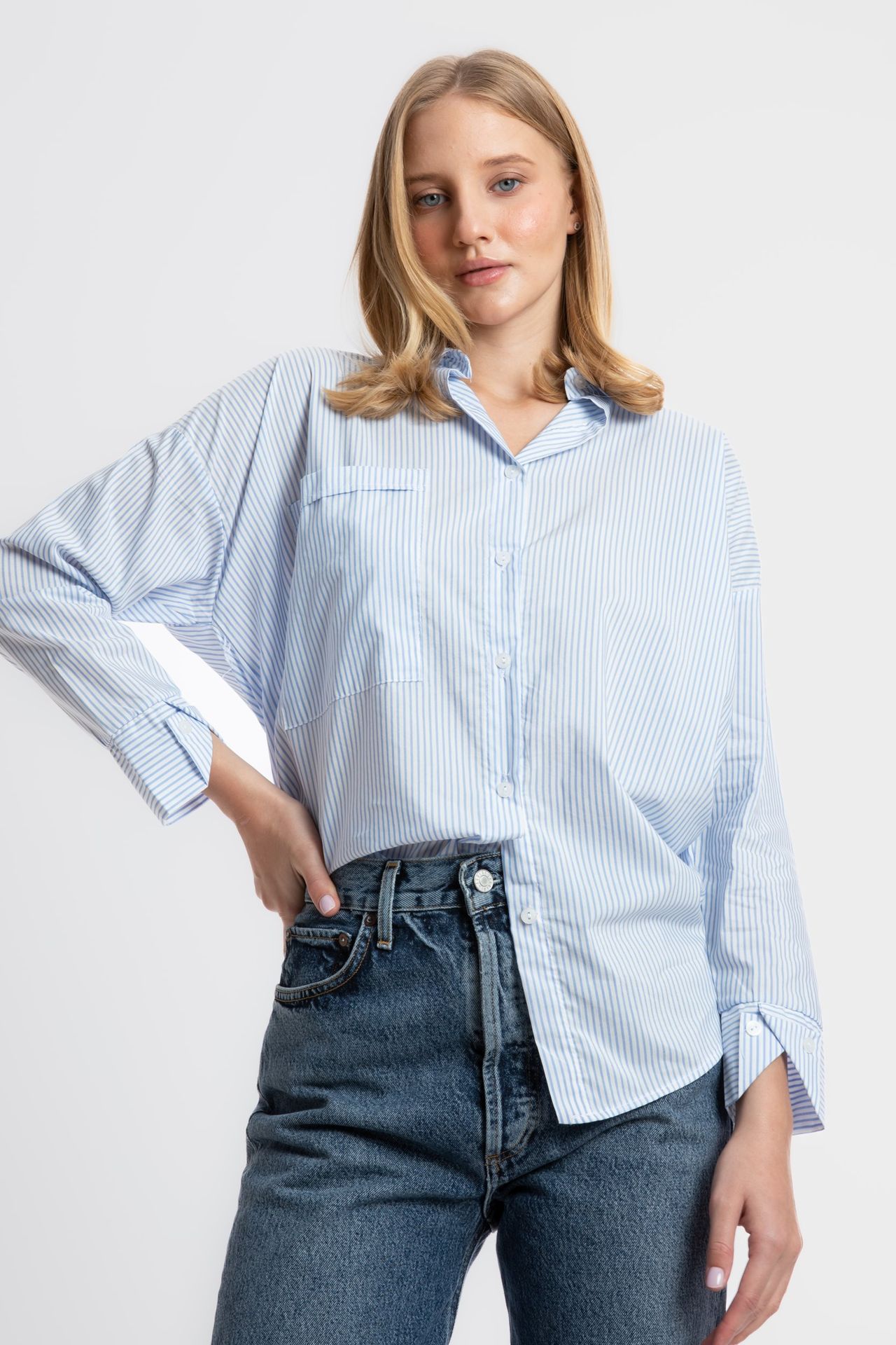 Striped Buttoned Shirt