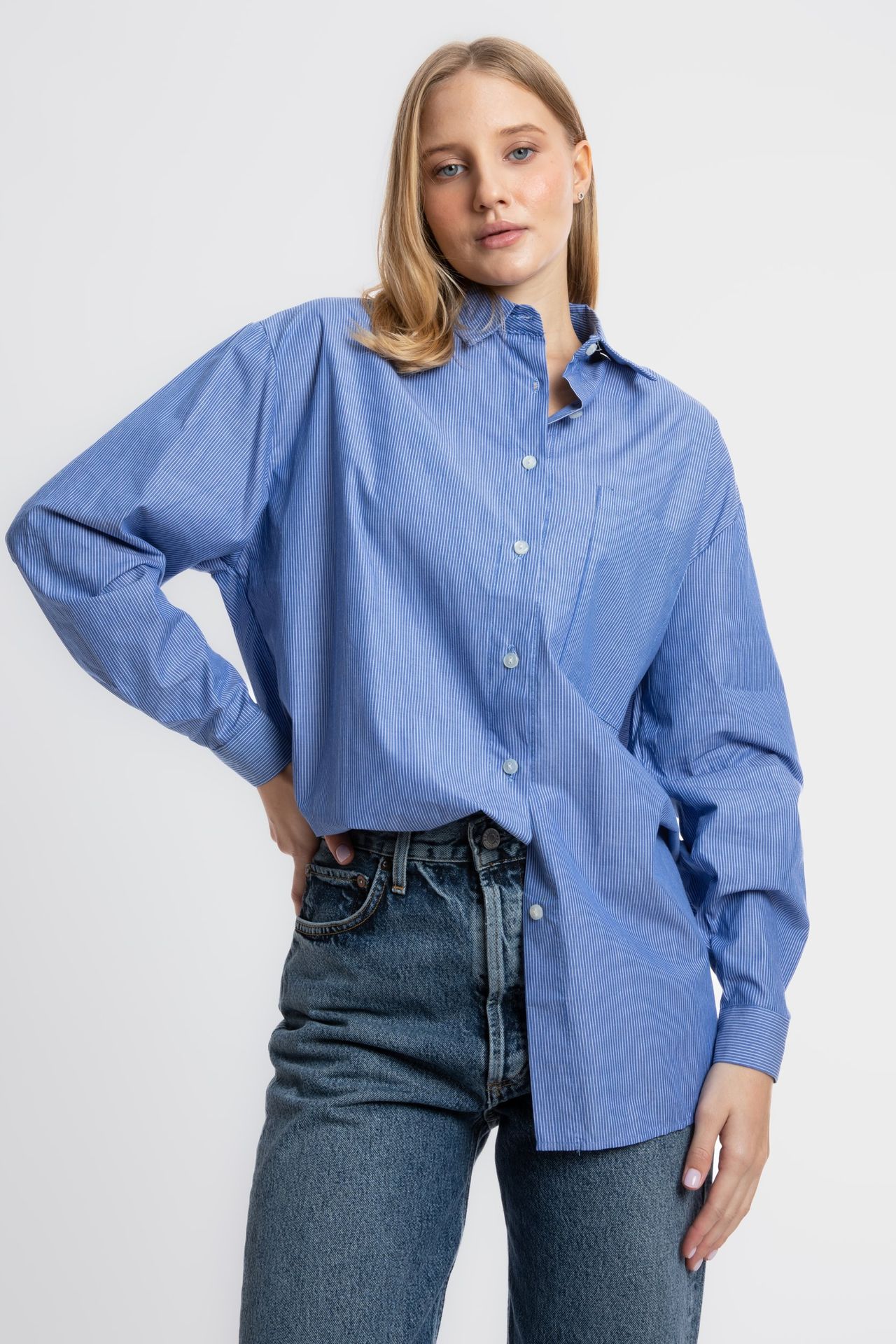 Striped Buttoned Shirt