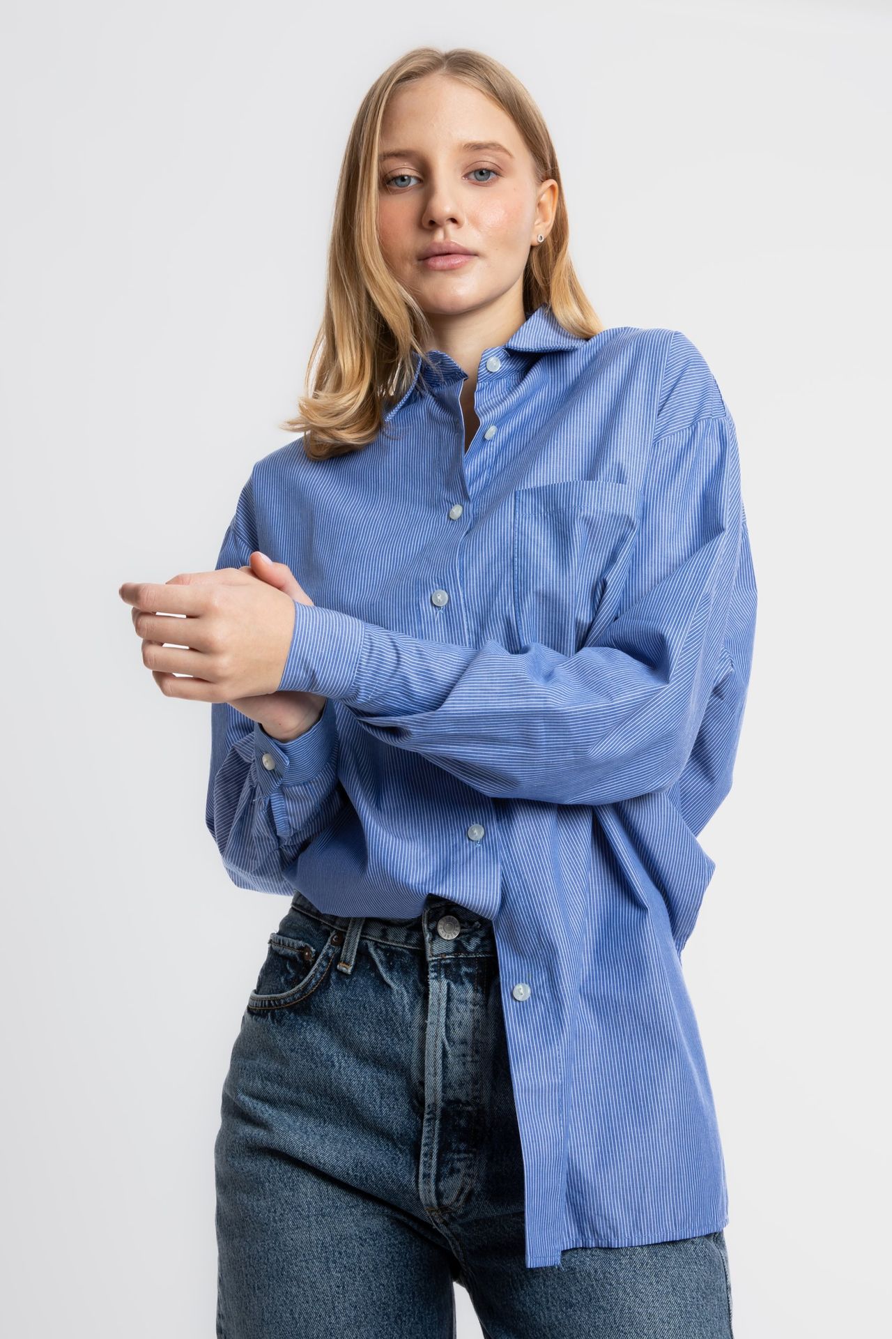 Striped Buttoned Shirt