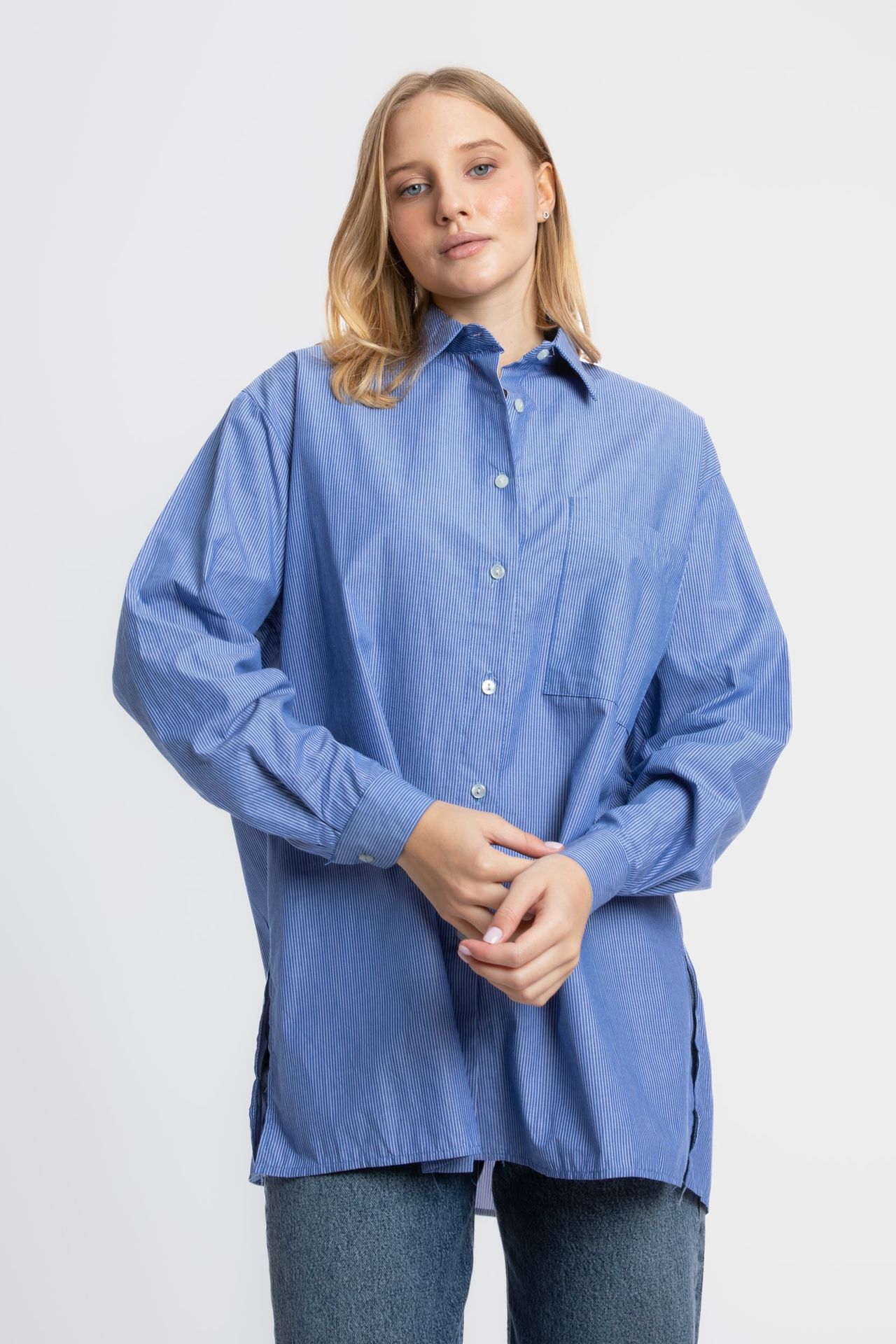 Striped Buttoned Shirt