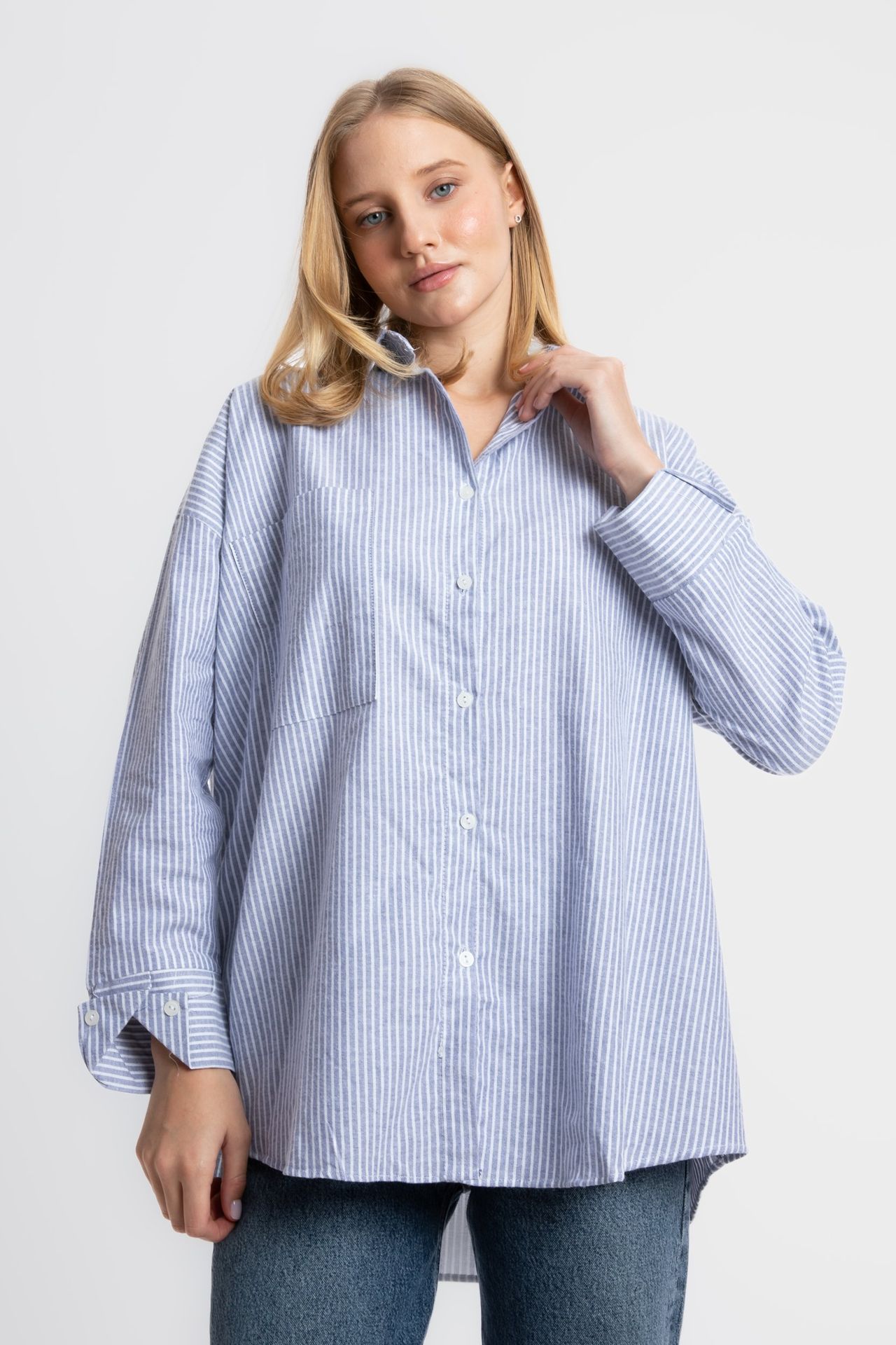 Striped Buttoned Shirt