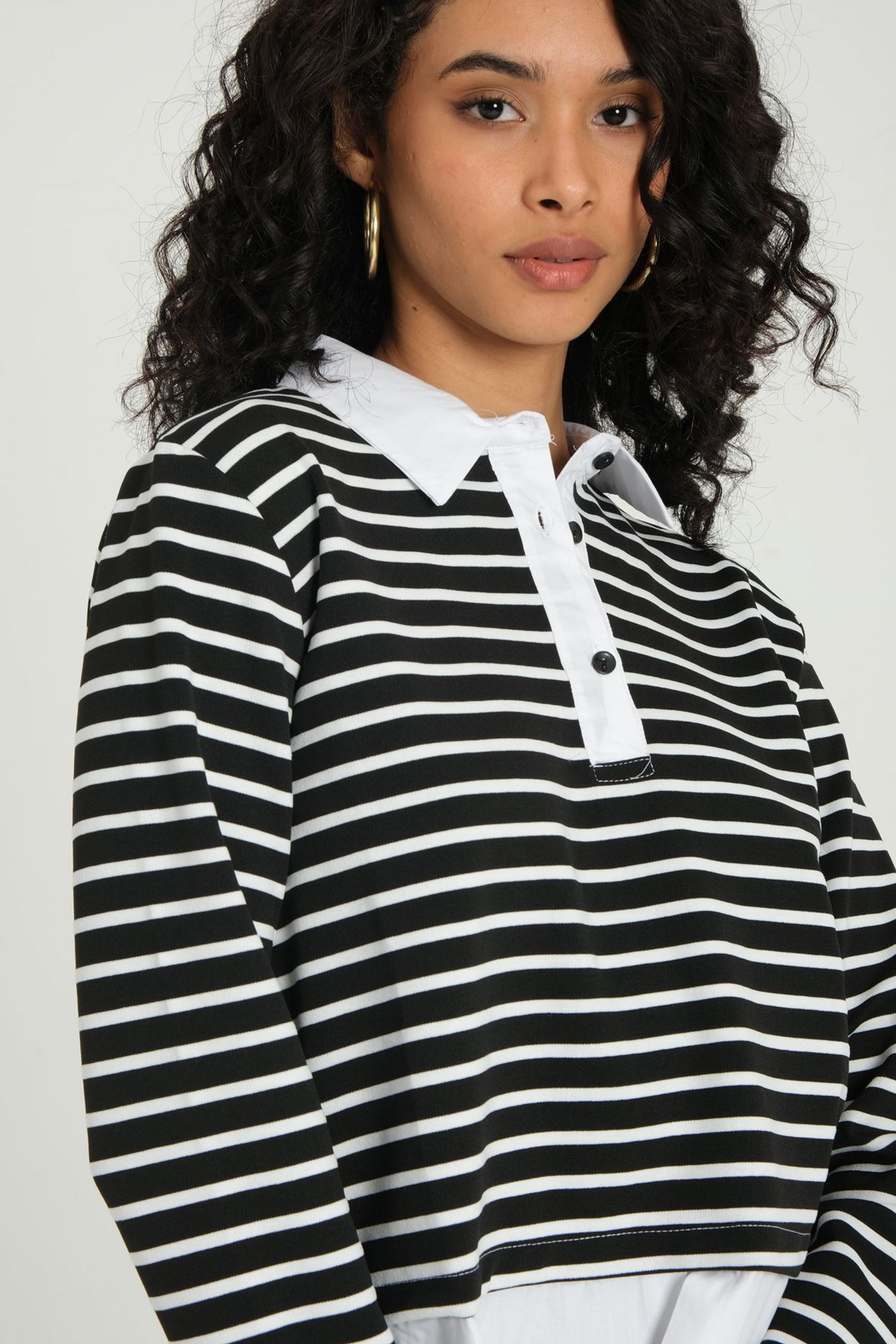 Striped Patchy Shirt