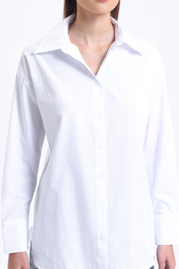 Cotton Poplin Cut-Out Shirt 6