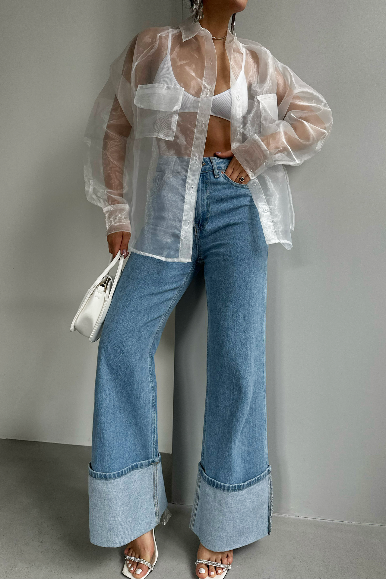 Organza Pocket Shirt