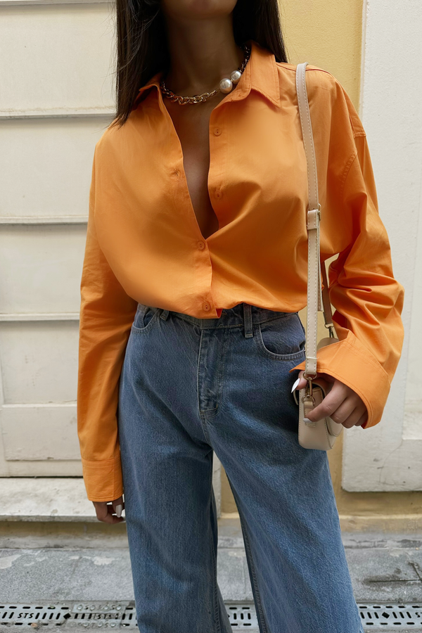 Buttoned Oversized Shirt 1