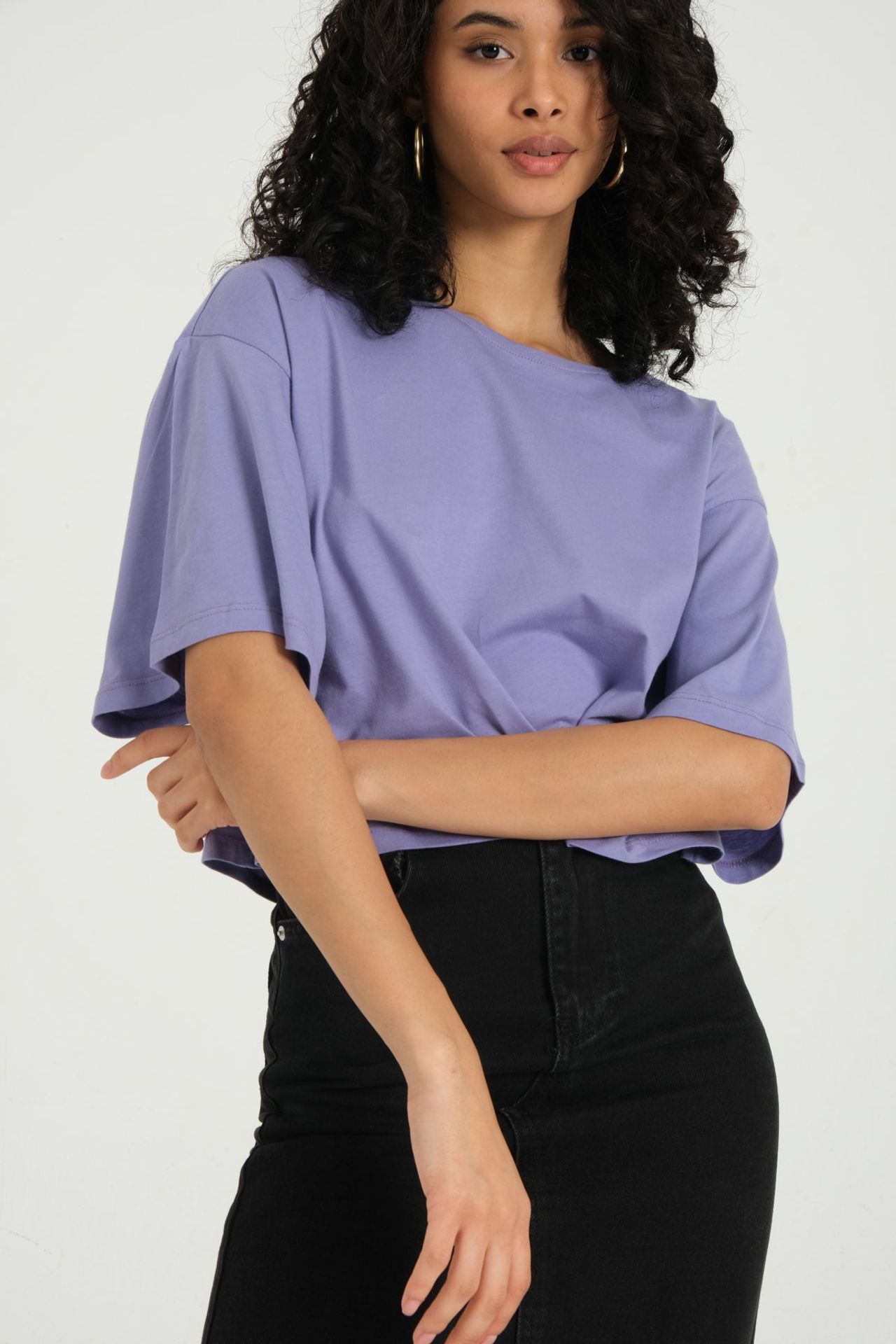 Round Neck Loose T-shirt