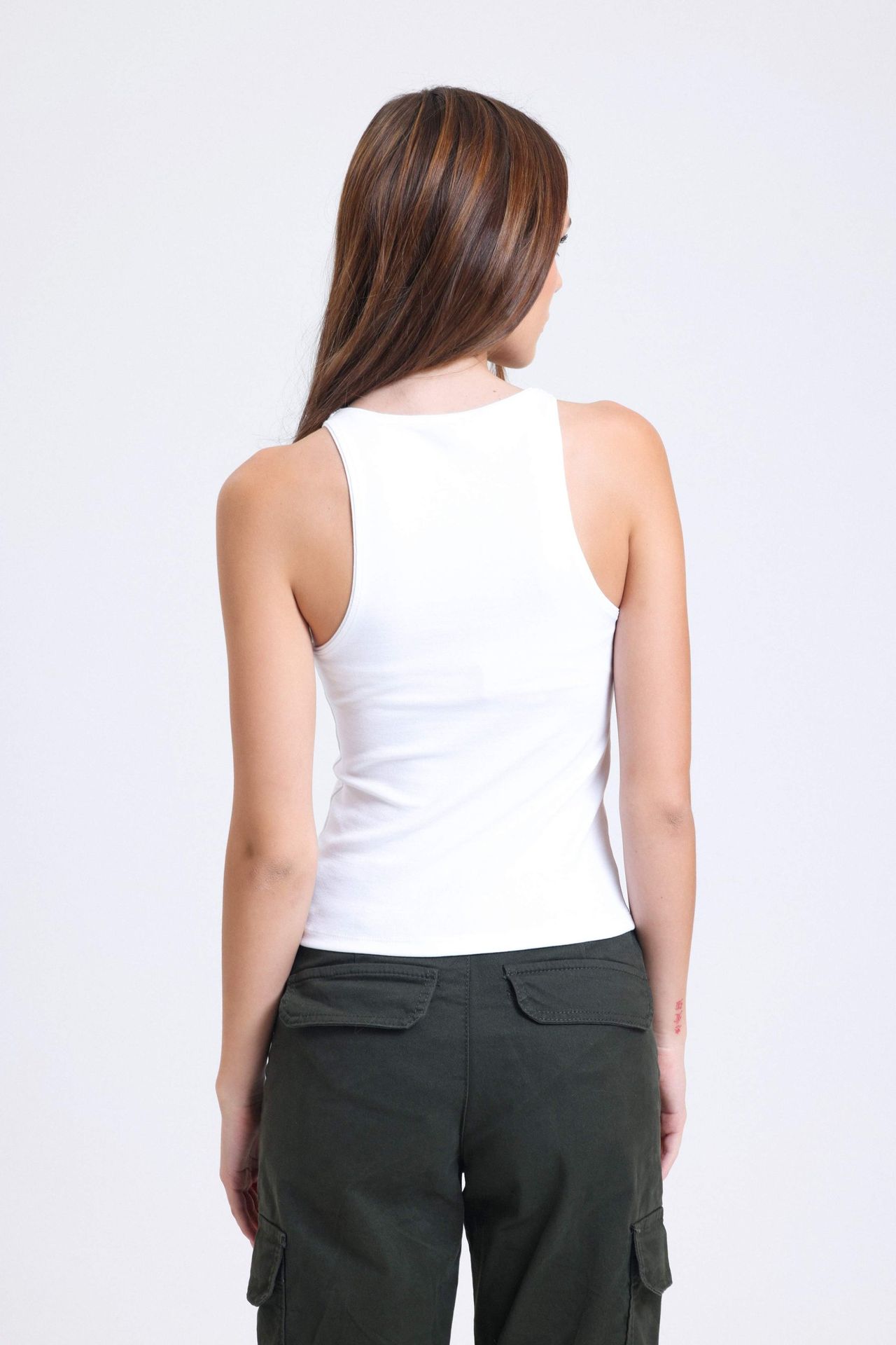 Round Neck Basic Tank Top