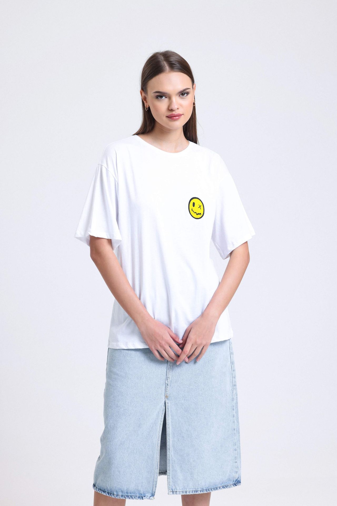 Printed Round Neck T-Shirt