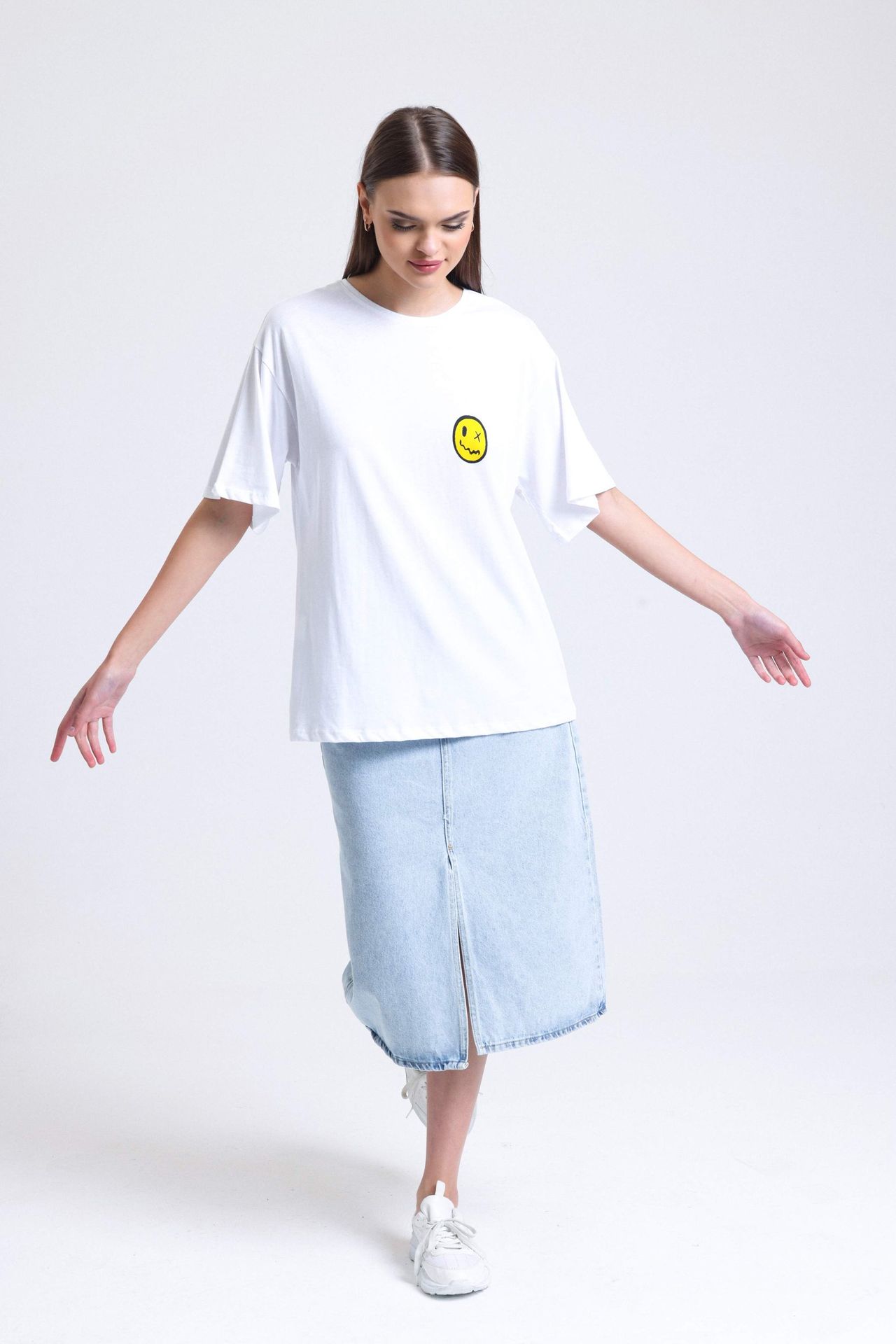 Printed Round Neck T-Shirt