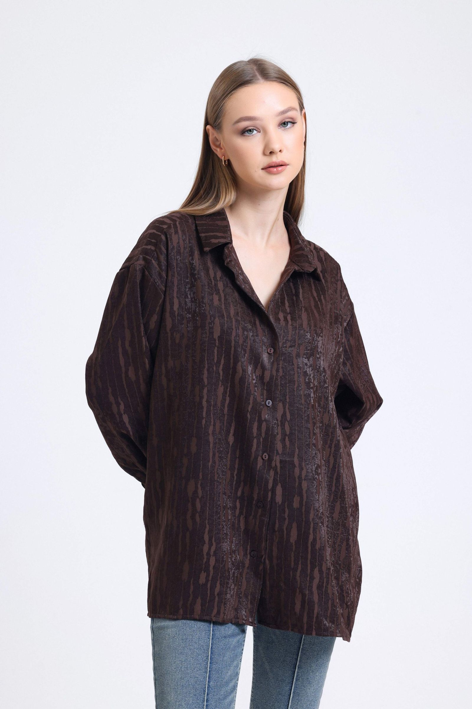 Plisse Oversized Shirt