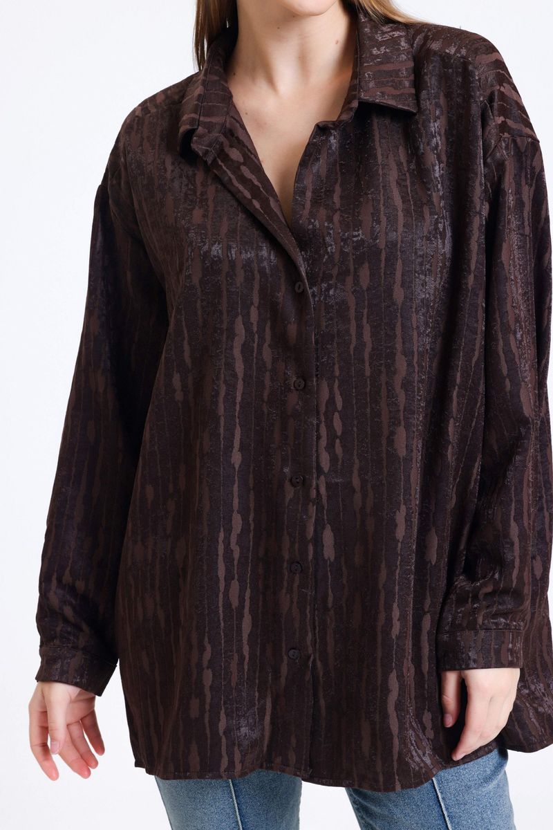 Plisse Oversized Shirt 3