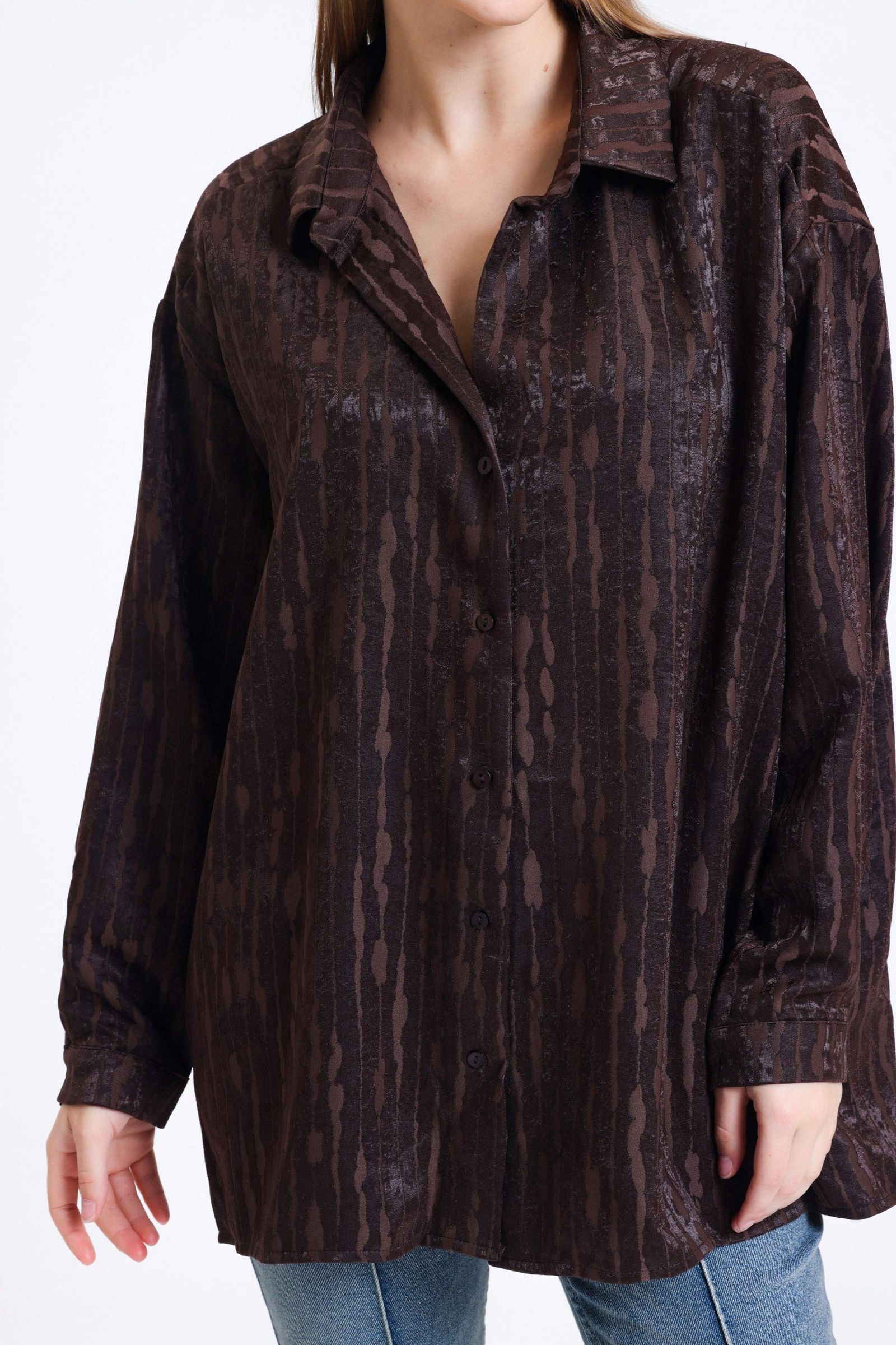 Plisse Oversized Shirt