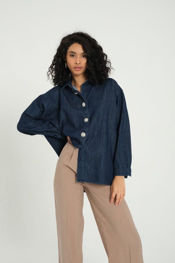 Denim Buttoned Shirt 4