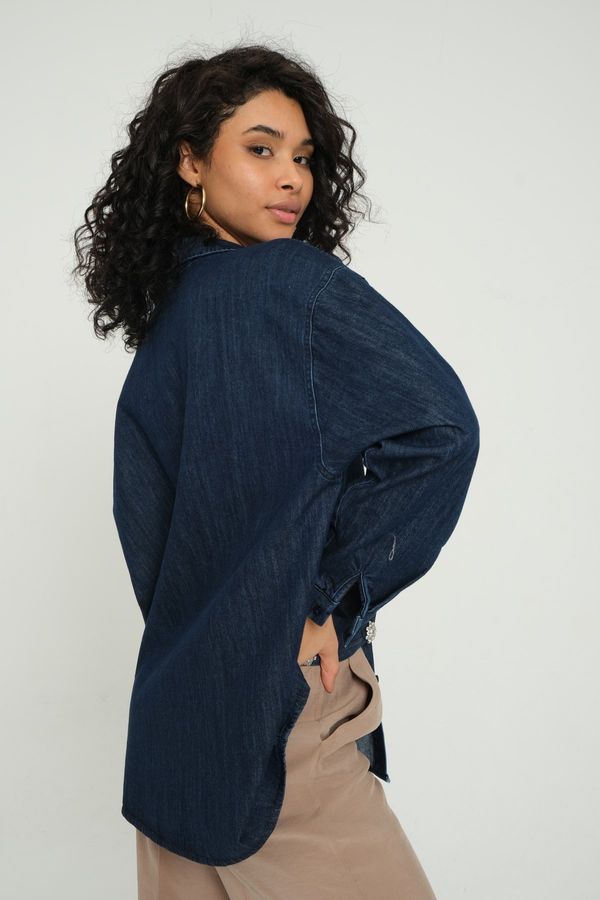 Denim Buttoned Shirt 5