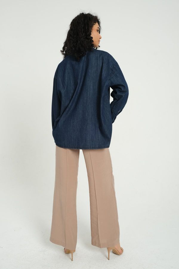 Denim Buttoned Shirt 6