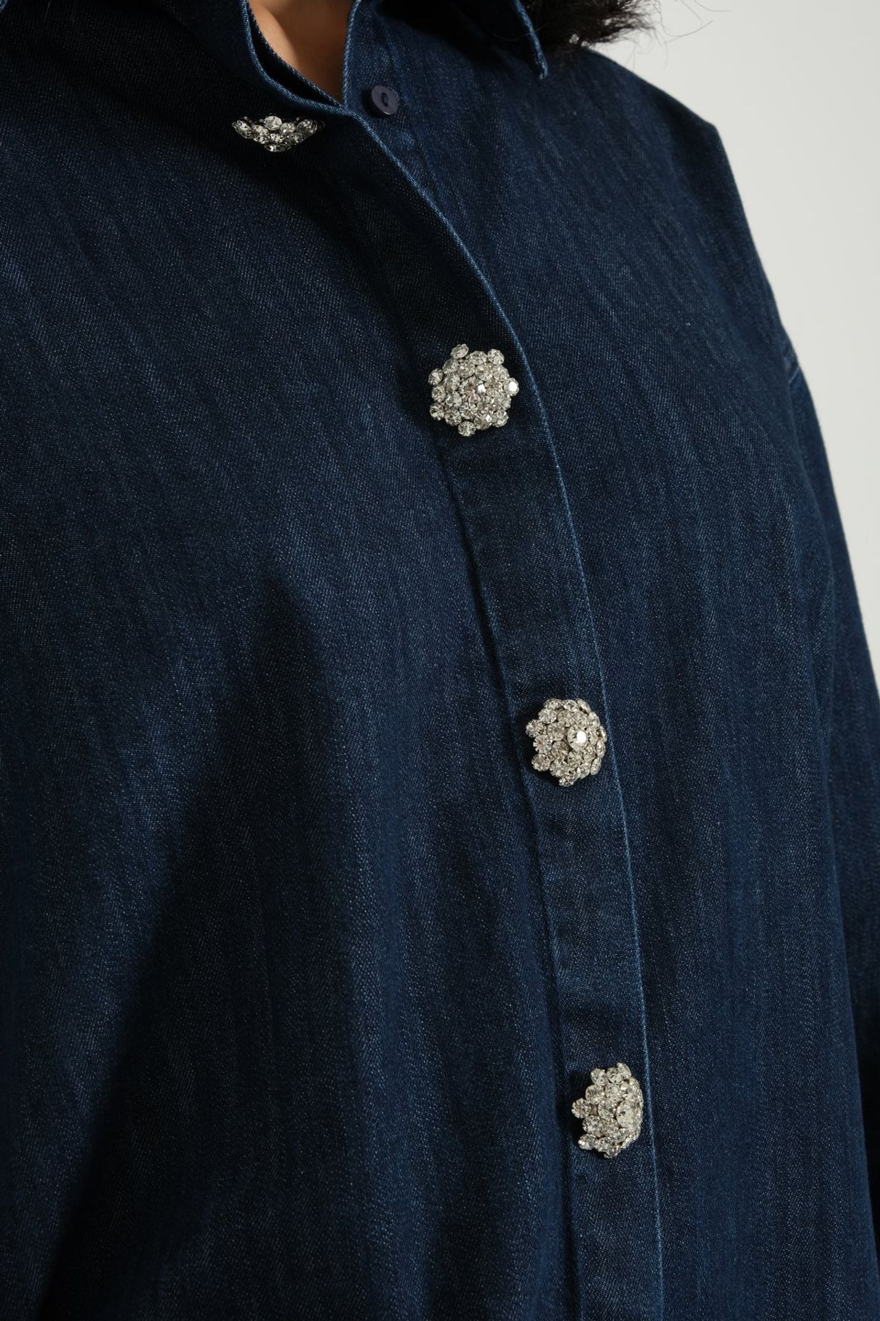 Denim Buttoned Shirt