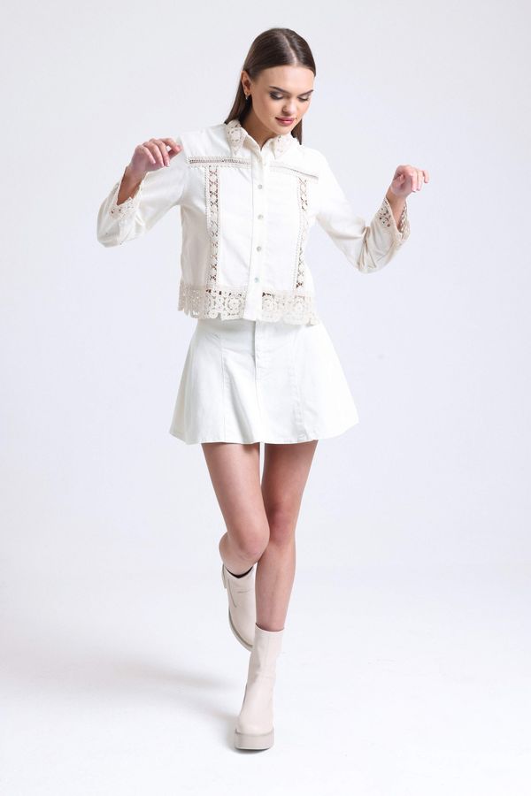 Detailed Crochet Shirt 4