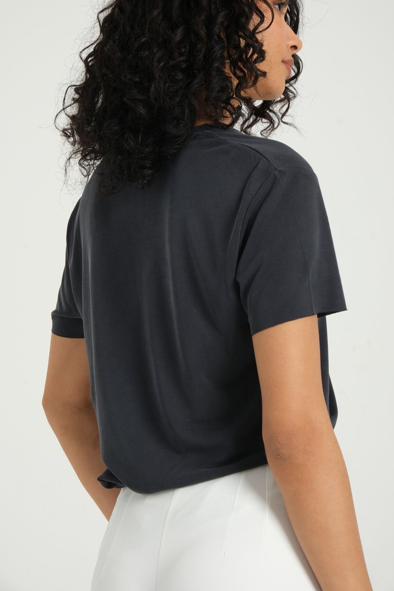 V Neck Basic T-shirt