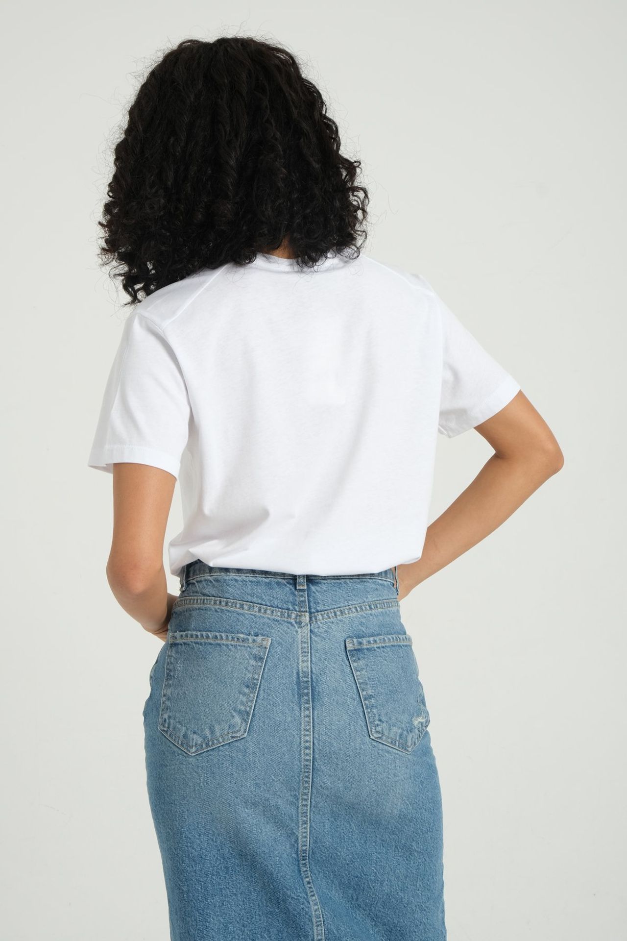 V Neck Basic T-shirt
