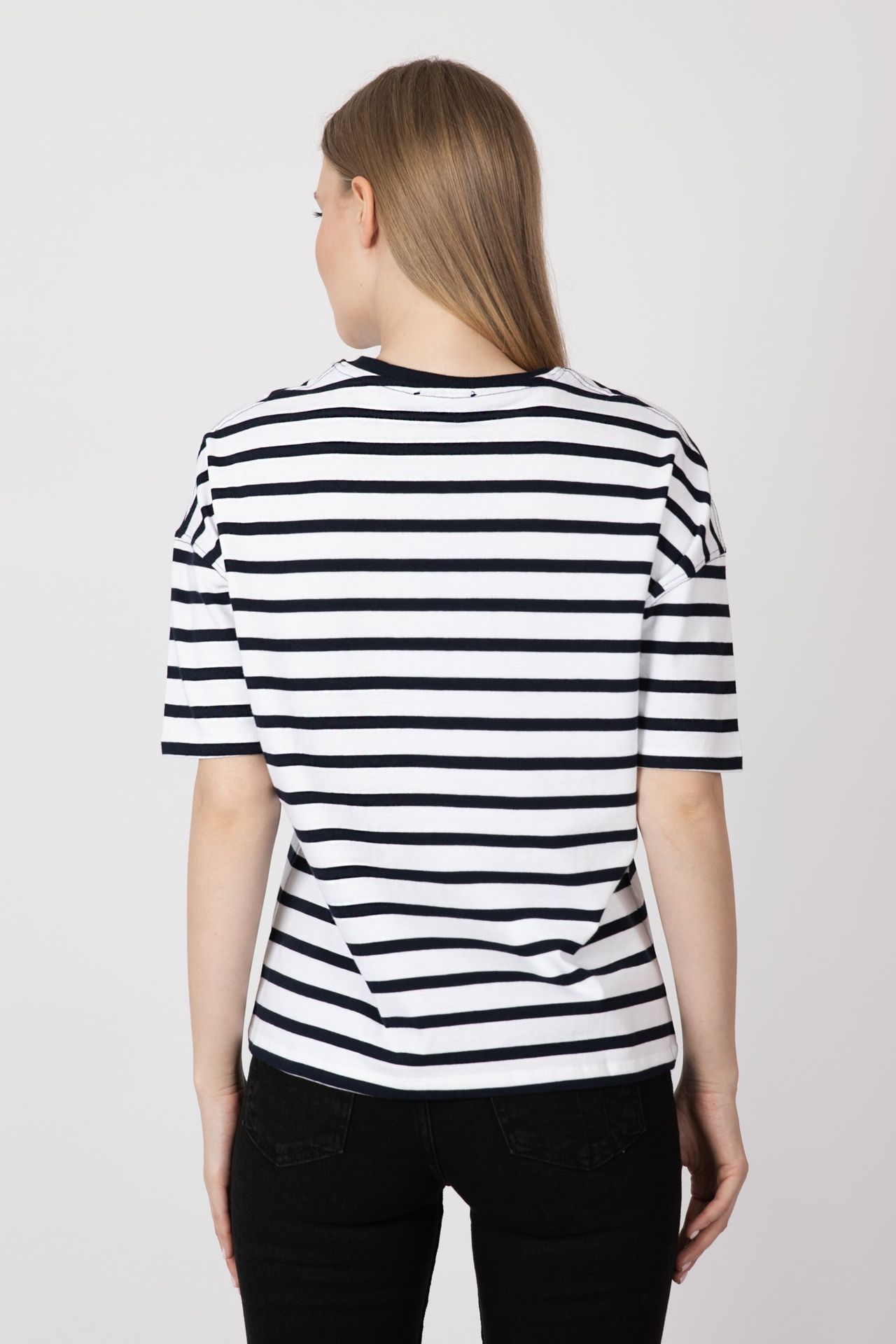Striped Crew Neck T-shirt