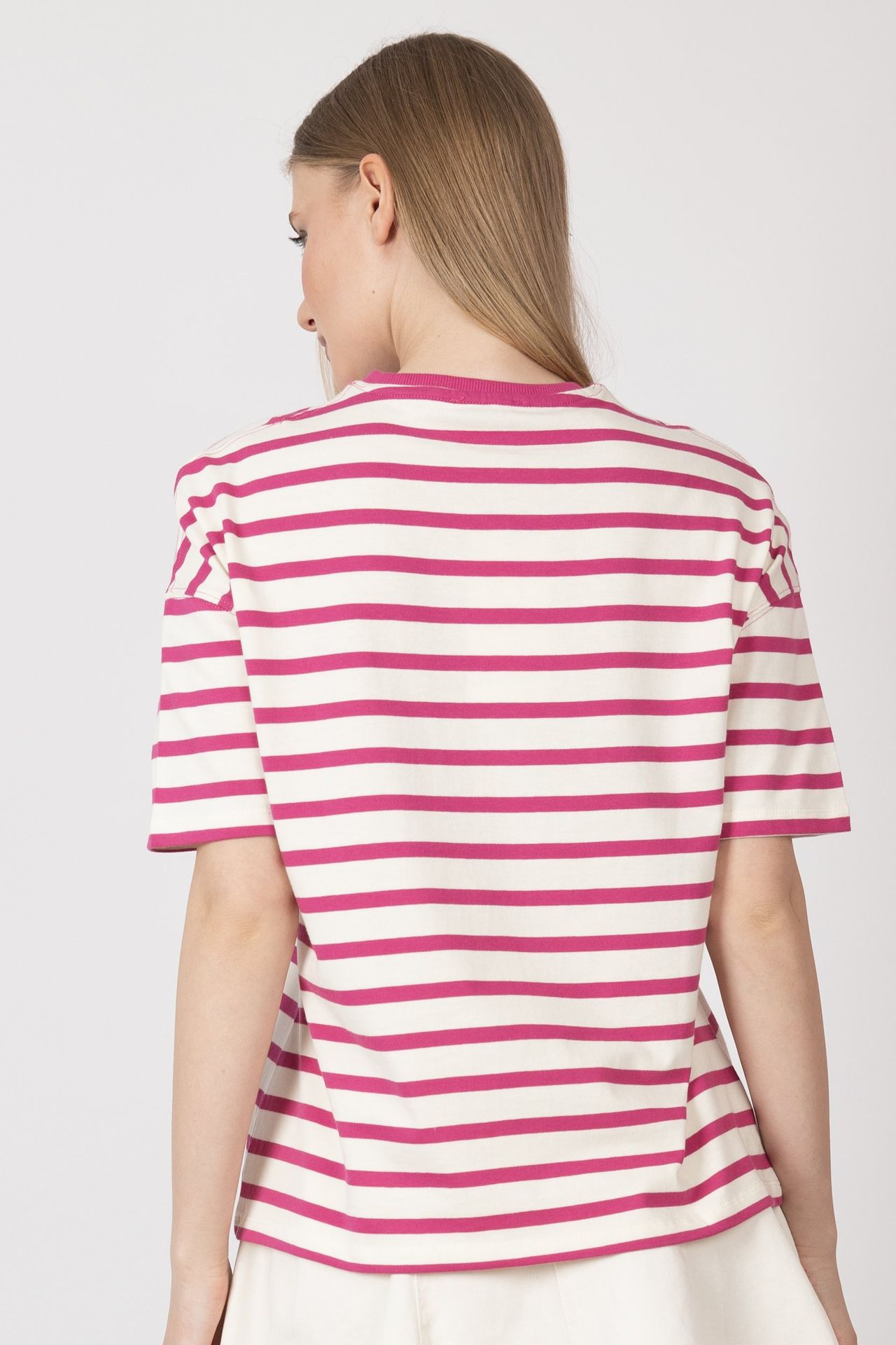 Striped Crew Neck T-shirt