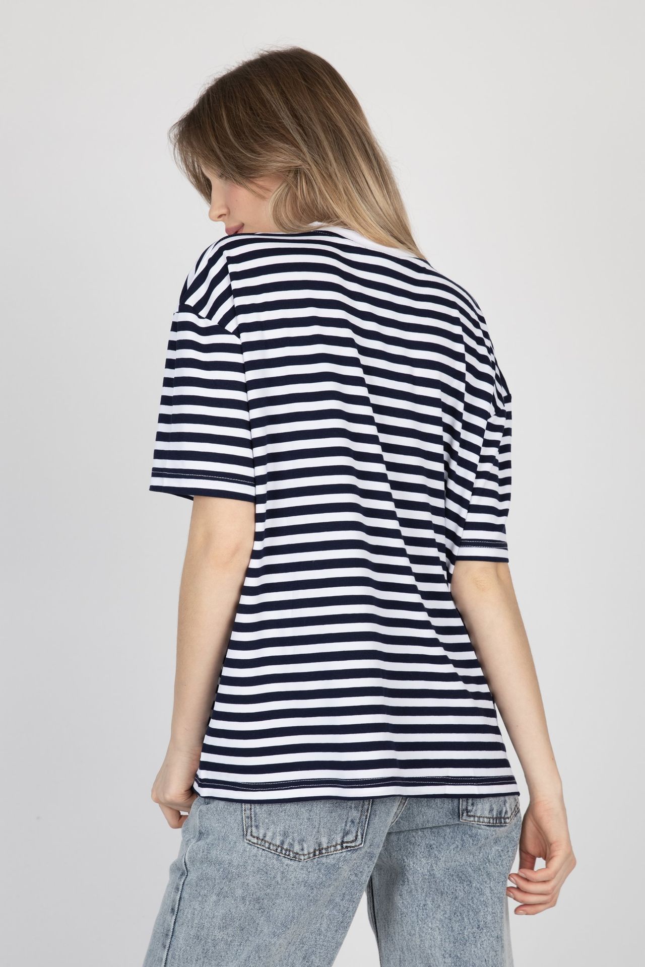 Striped Crew Neck T-shirt