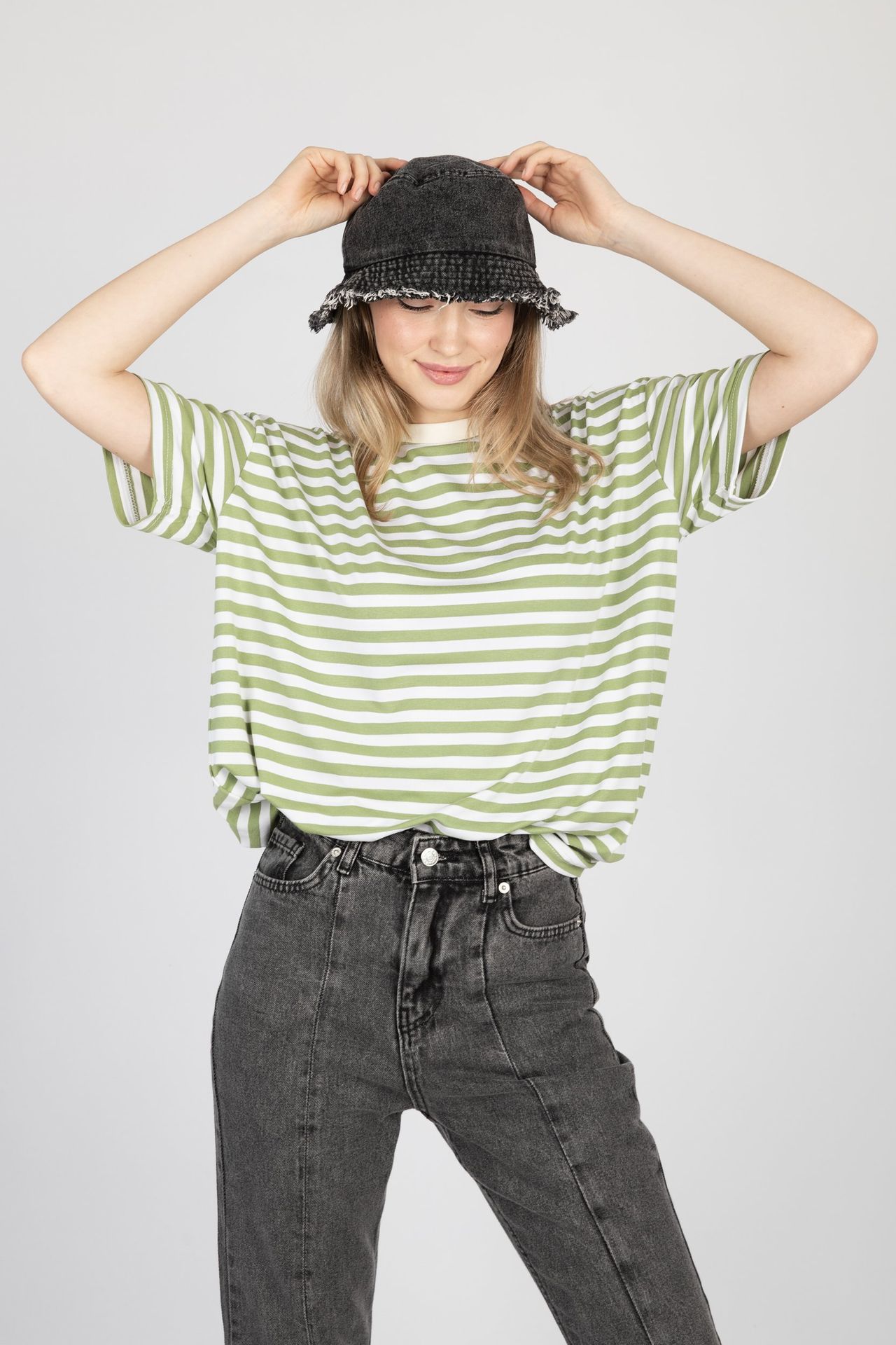 Striped Crew Neck T-shirt