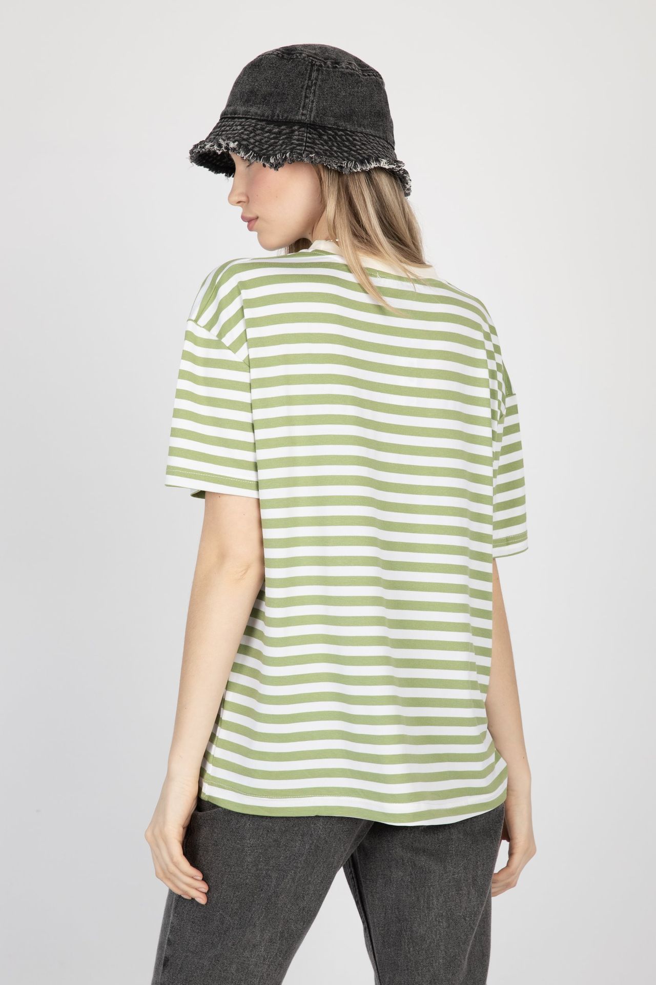 Striped Crew Neck T-shirt