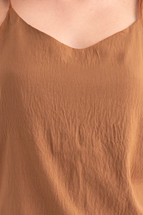 V Neck Spaghetti Strap Sleeveless Blouse 5