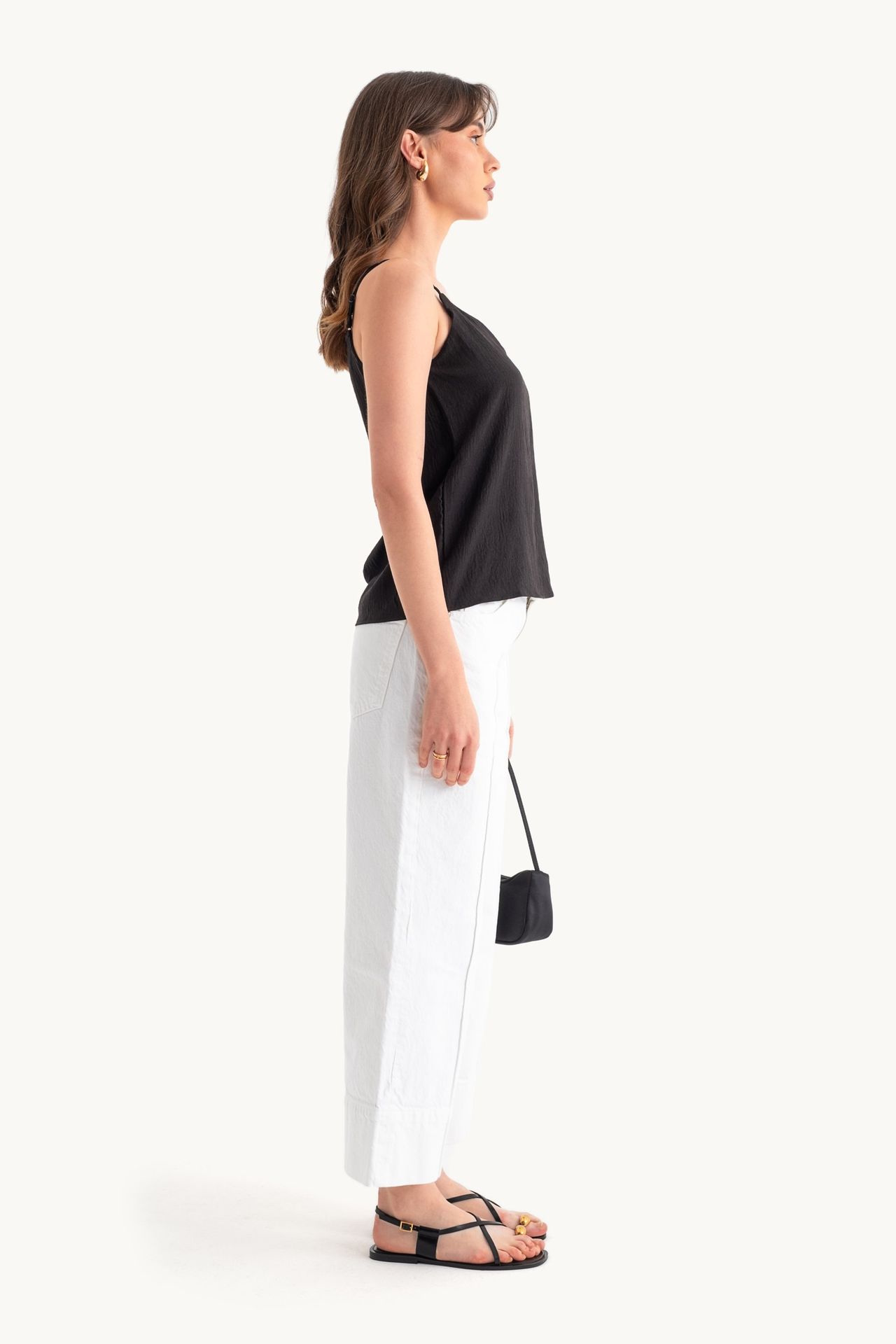 V Neck Spaghetti Strap Sleeveless Blouse
