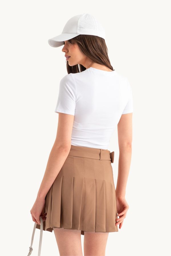 Crew Neck Basic Crop top 3