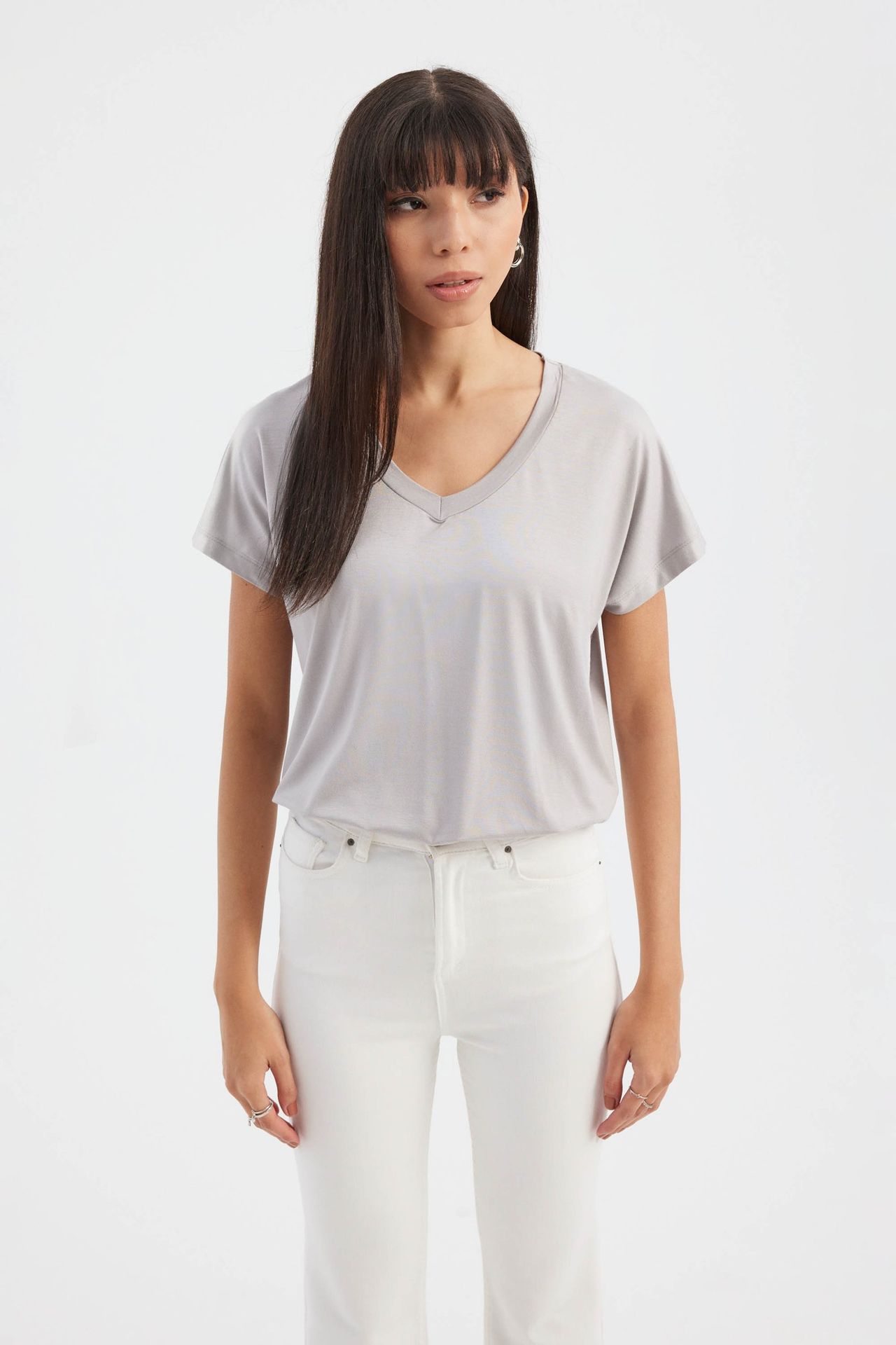 Scoop Neck Relaxed T-shirt