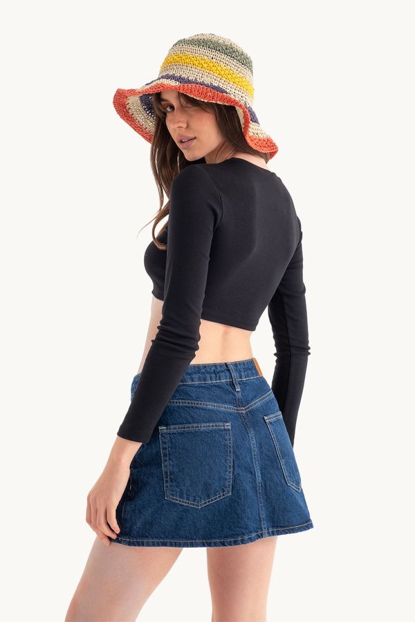 Scoop Neck Basic Top 2