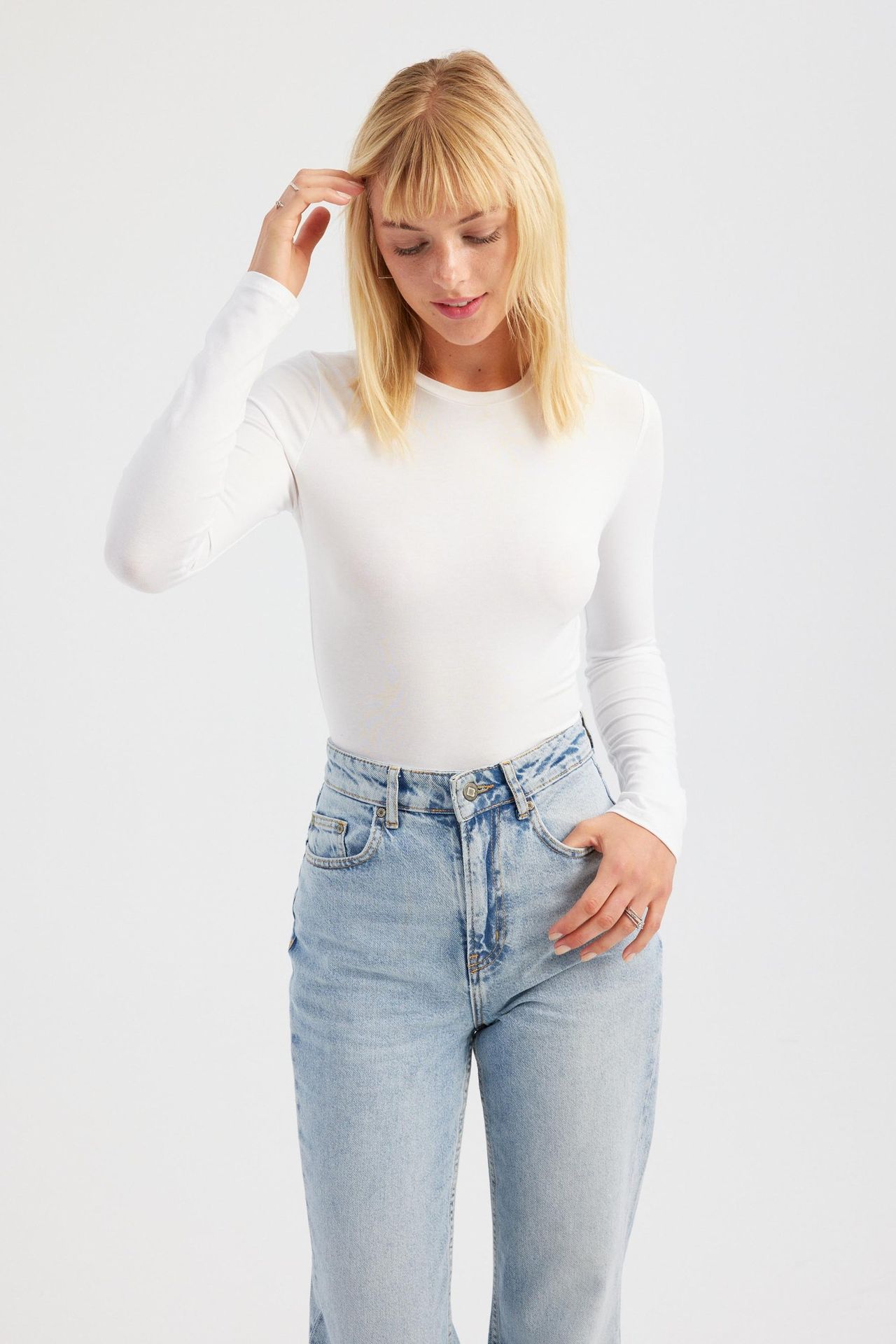 Scoop Neck Basic Top
