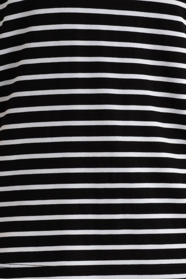 Striped Scoop Neck Relaxed T-shirt 5