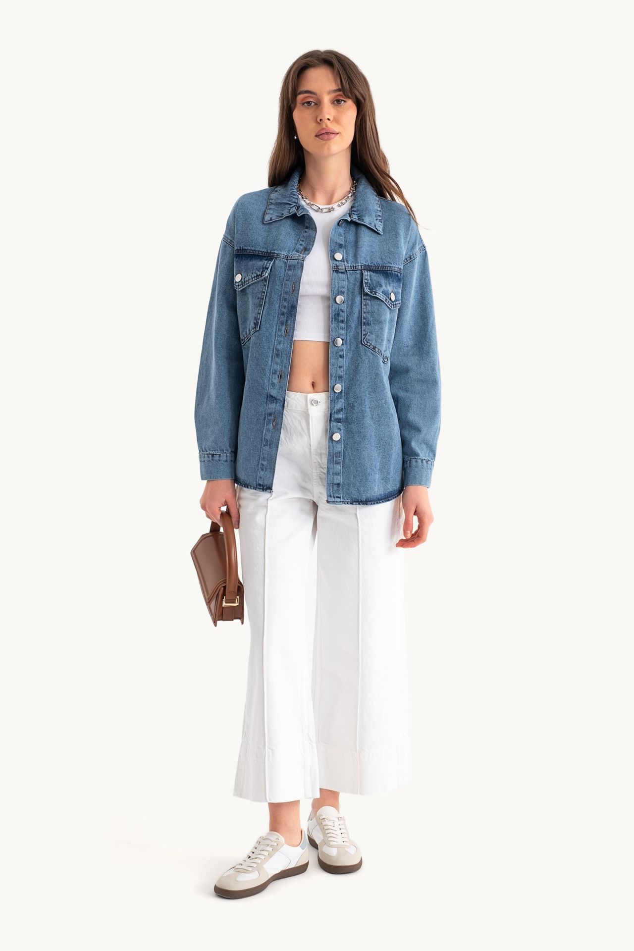 Denim Pocket Relaxed Shirt