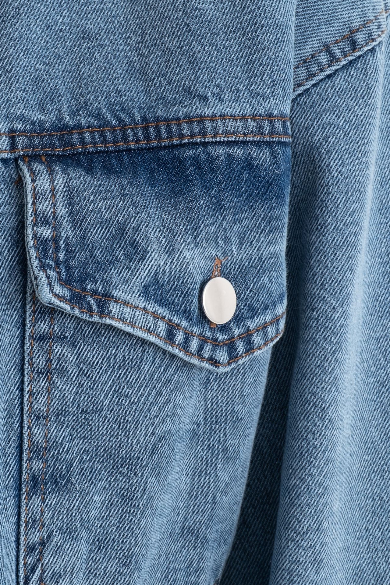 Denim Pocket Relaxed Shirt