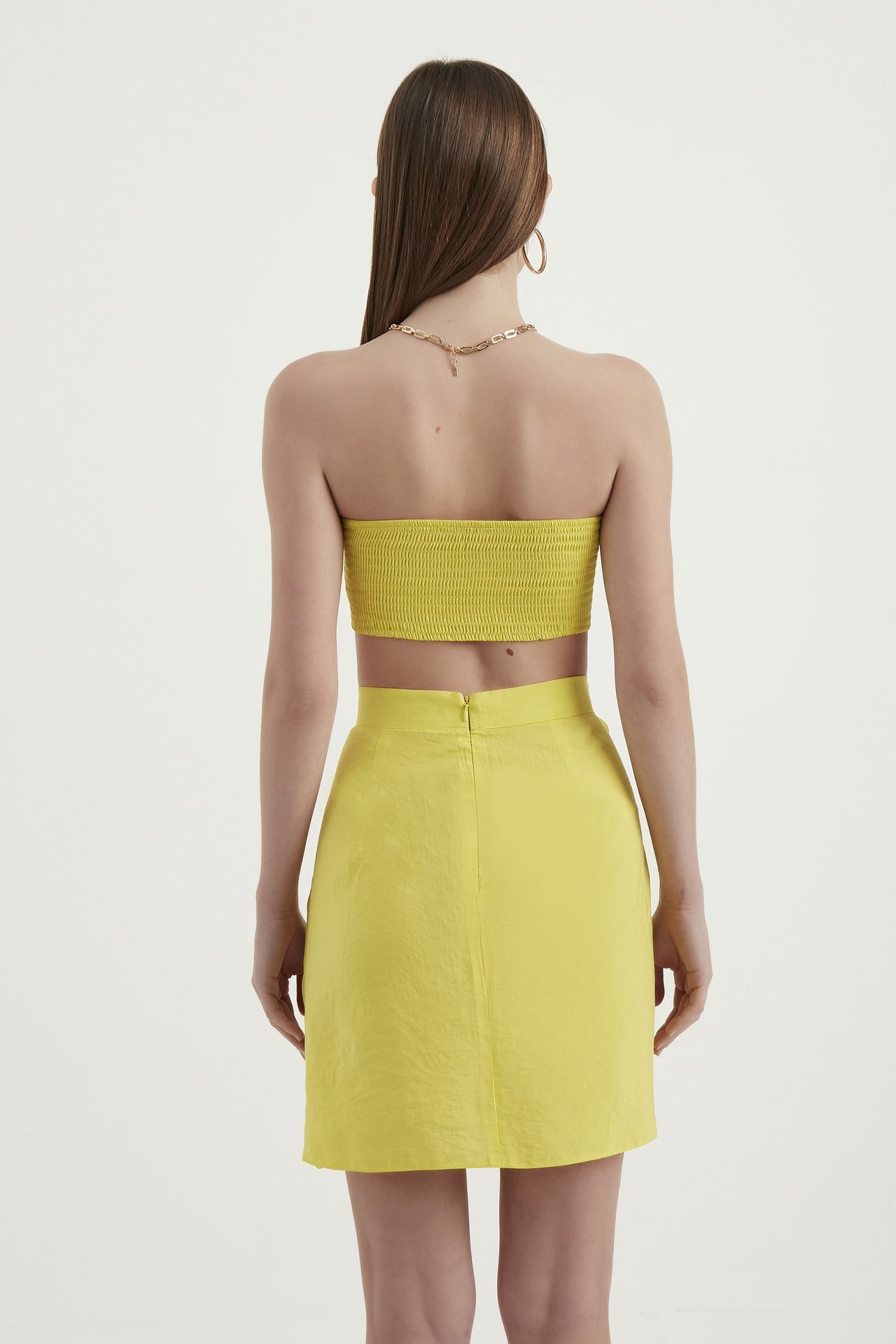 Sweetheart Neck Bandeau Crop top