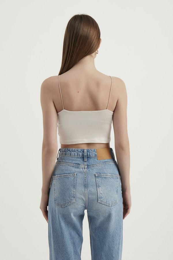 Spaghetti Strap Basic Cropped Cami Top 5