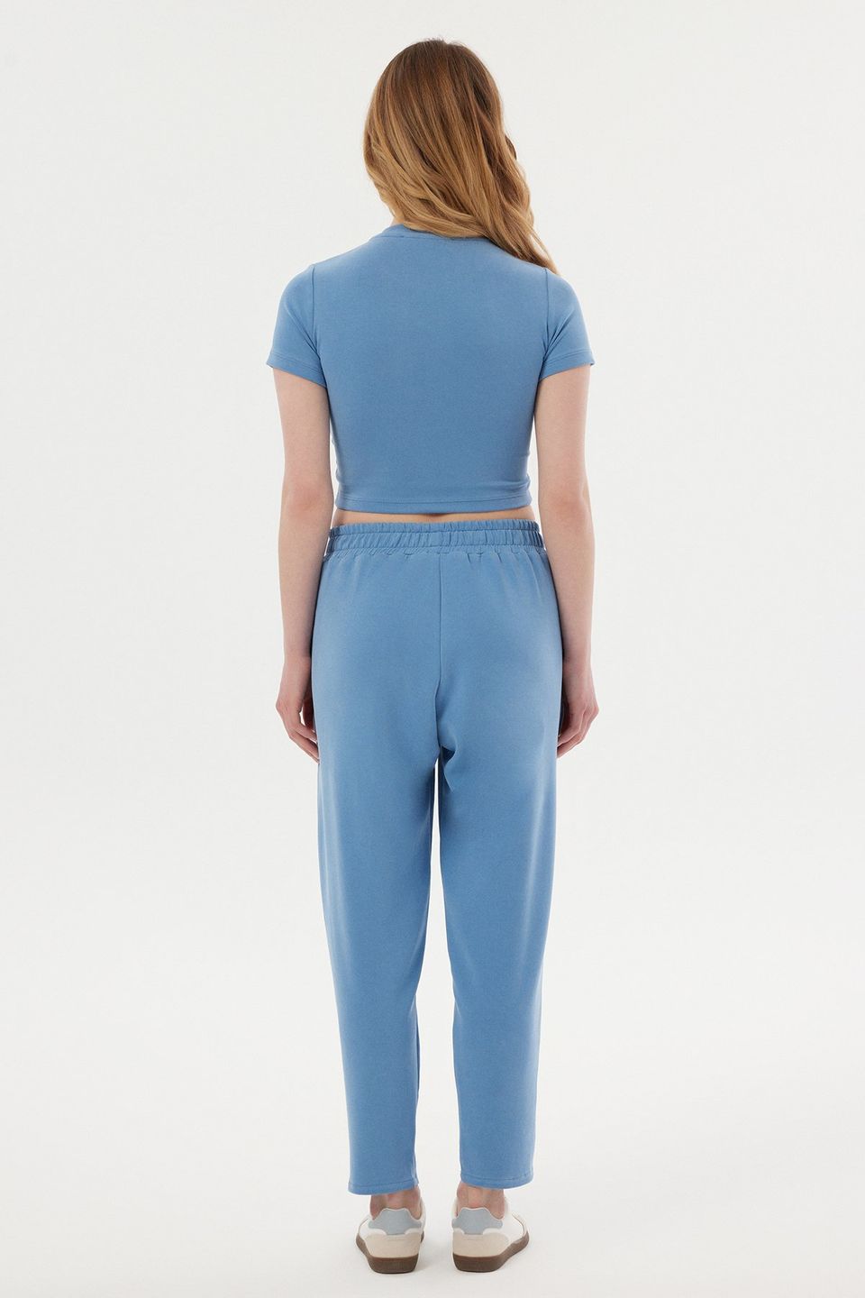 Round Neck Basic Crop Top