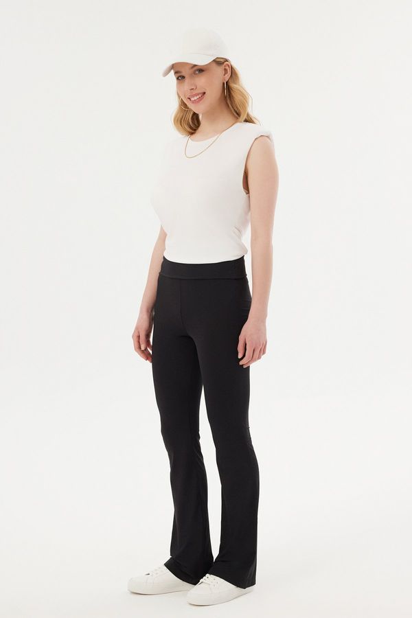 Yuvarlak Yakalı Ham Kenar Kolsuz Tank Top 1