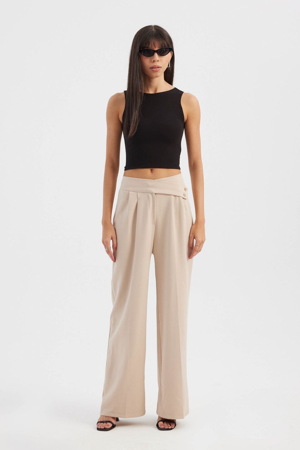Round Neck Basic Tank Top