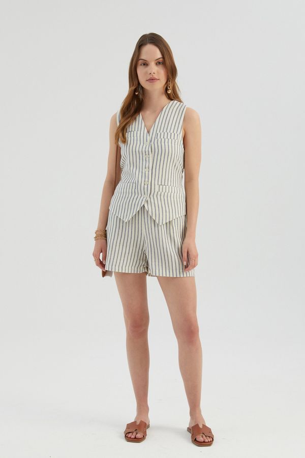 Striped Tailored Waistcoat 2