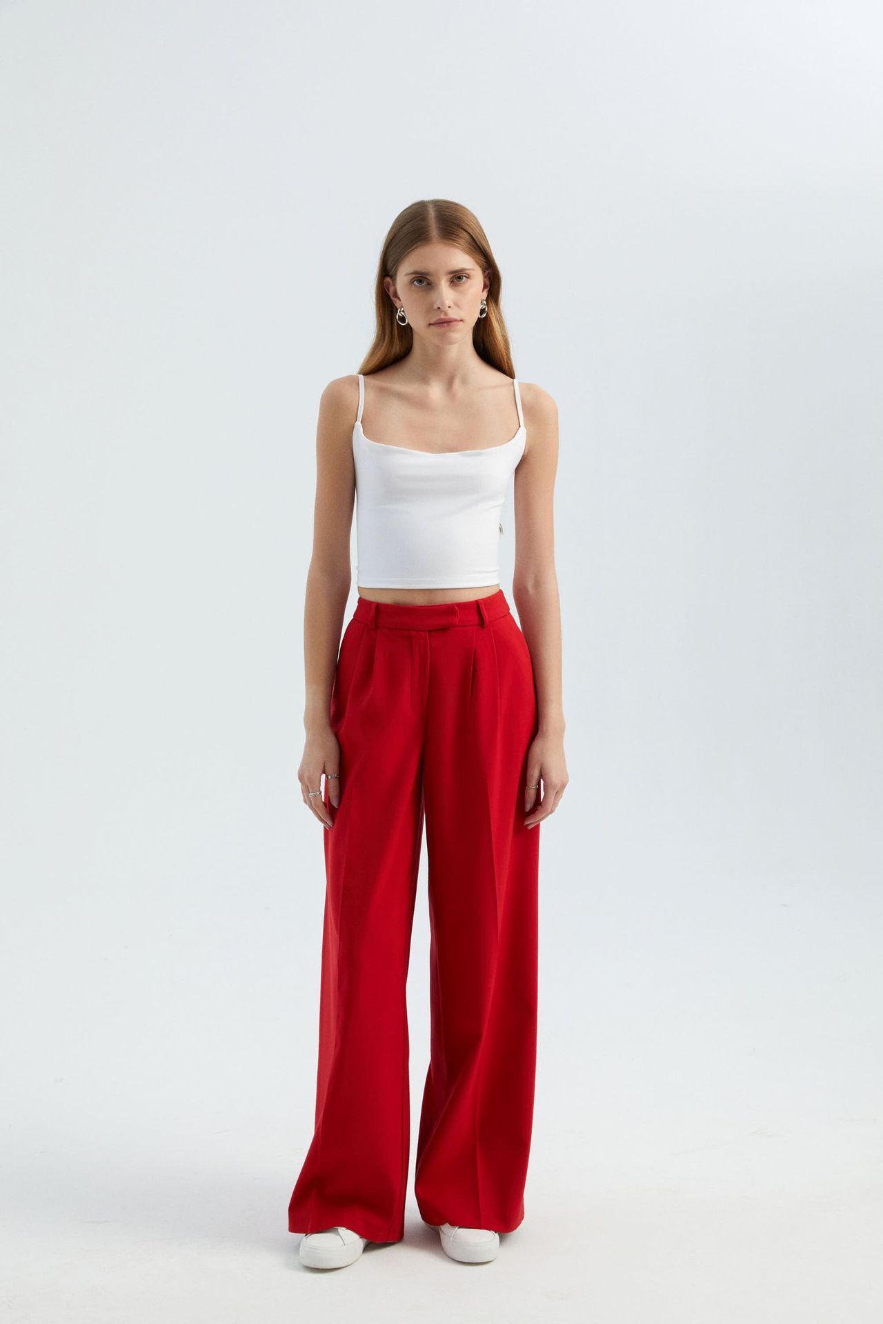 Spaghetti Strap Cami Top with a Back Detail