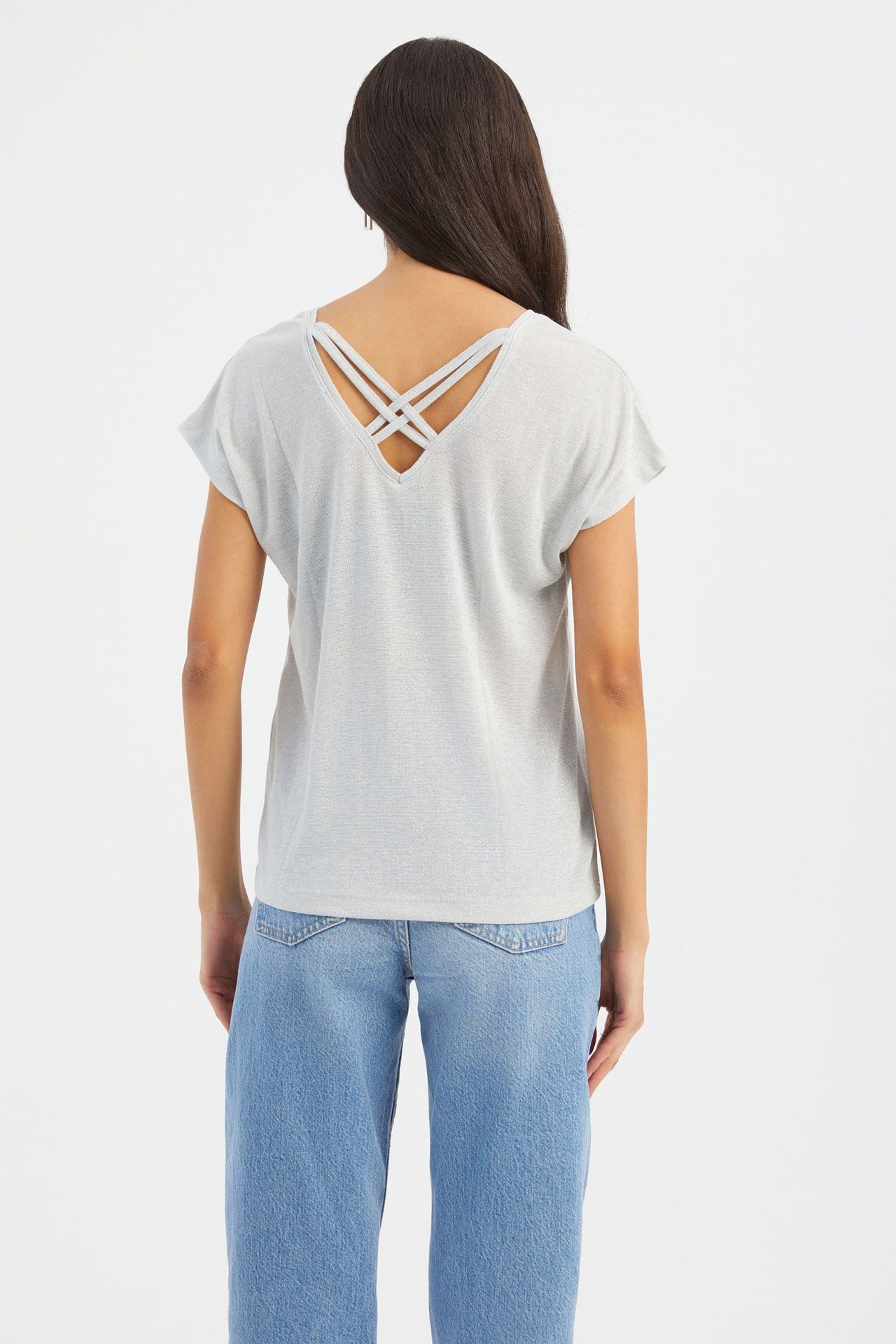 Crew Neck Pocket Short Sleeve T-shirt