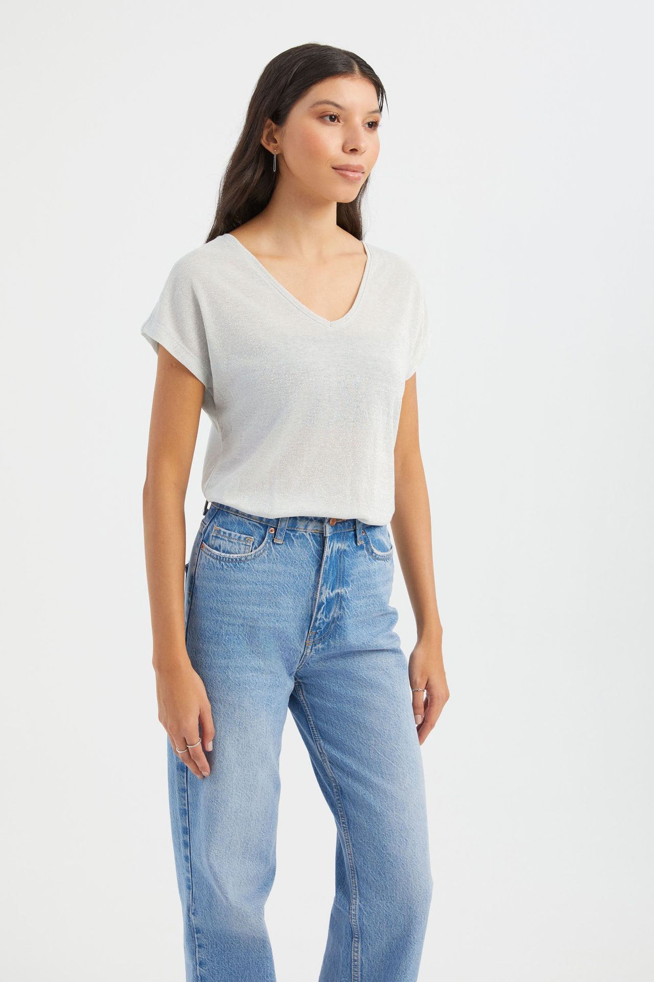 Crew Neck Pocket Short Sleeve T-shirt