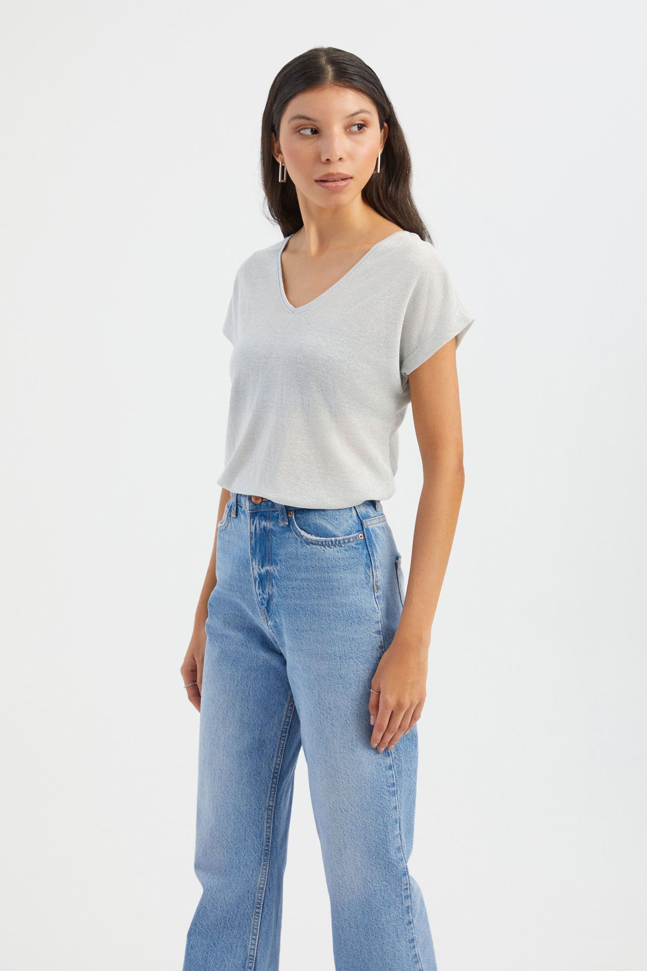 Crew Neck Pocket Short Sleeve T-shirt