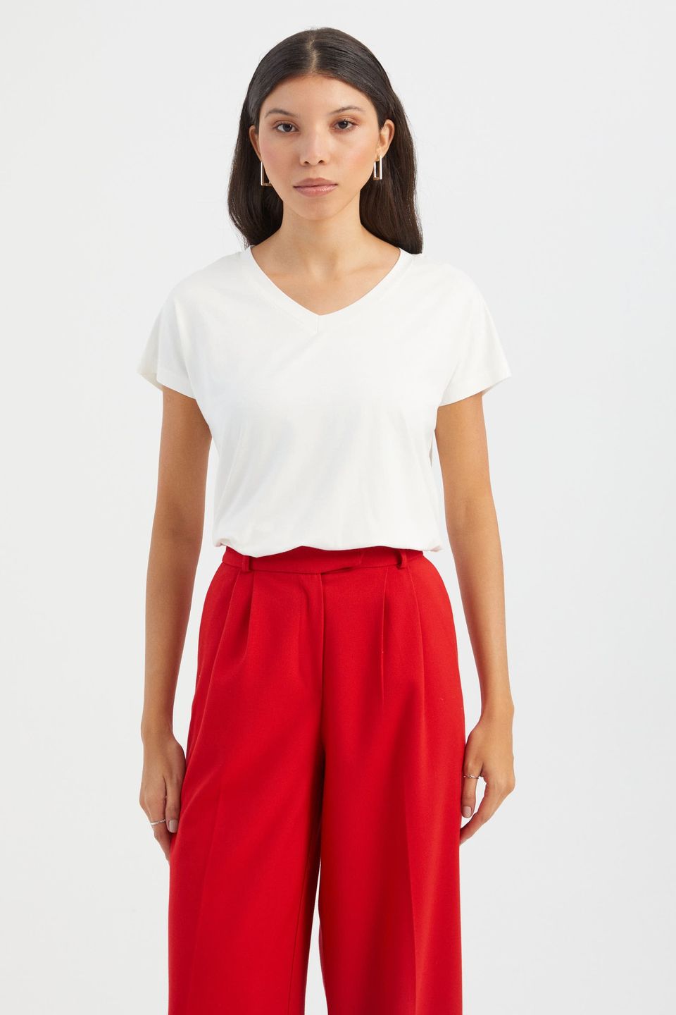 Scoop Neck Relaxed T-shirt