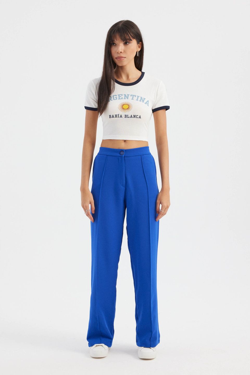 Printed Cropped T-shirt